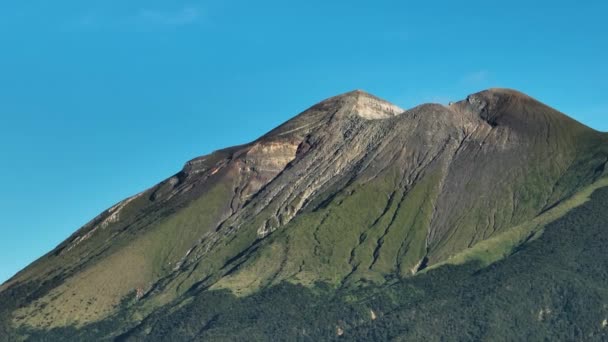 Mount Canlaon Active Stratovolcano Highest Mountain Island Negros Philippines Kanlaon — Stock video