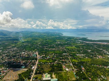 City of Puerto Princesa on the island of Palawan. Philippines. clipart