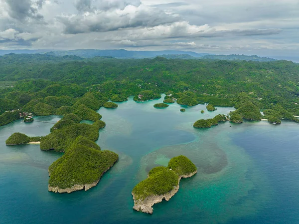 Isole Tropicali Una Splendida Baia Con Acqua Turchese Vista Laguna — Foto Stock