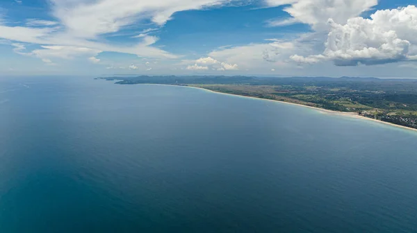 Costa Dell Isola Del Borneo Con Spiaggia Sabbiosa Borneo Malesia — Foto Stock