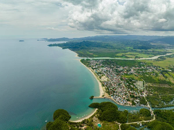 Sipalay Coastal City Located Negros Occidental Province Philippines — Stock Photo, Image