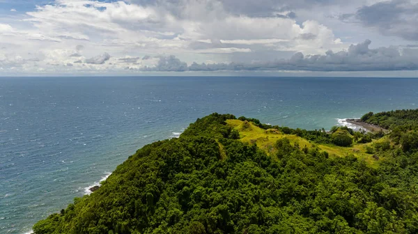 stock image Coastline of Borneo island with beach and rainforest. Sabah, Malaysia.