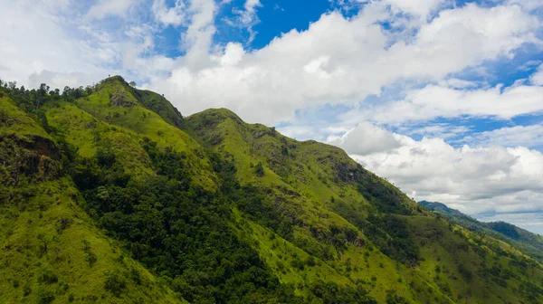 Dron Aéreo Montañas Con Selva Tropical Selva Provincia Montañosa Ella — Foto de Stock