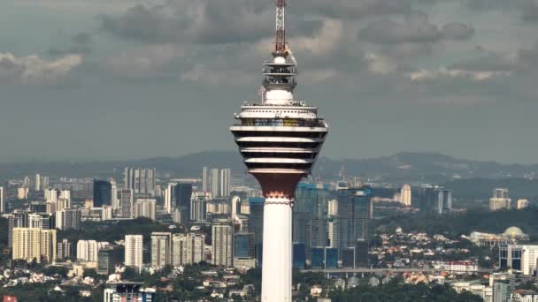 Kuala Lumpur Malaysia September 2022 Menara Kuala Lumpur Und Innenstadt — Stockvideo