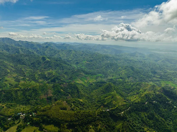 Cordillera Tropical Laderas Montañosas Con Selva Tropical Negros Filipinas —  Fotos de Stock