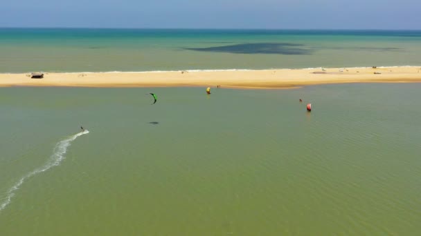 해변의 지방에서 키잡이를 있습니다 스리랑카 — 비디오