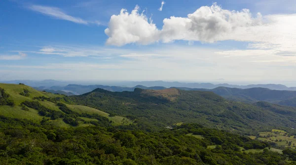 Floresta Tropical Verde Selva Nas Montanhas Sri Lanka Vista Cima — Fotografia de Stock