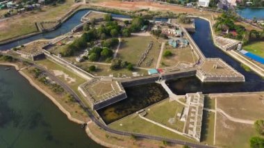 Jaffna dutch fort build in late 19th century Fortress of Our Lady of Miracles of Jafanapatao.
