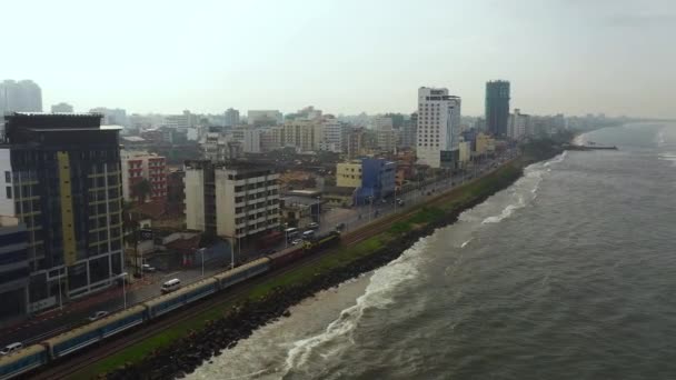 Транспортная Инфраструктура Коломбо Шри Ланка — стоковое видео