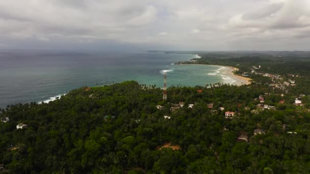 Hoteles Playa Dickwella Sri Lanka — Vídeos de Stock