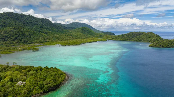Ilhas Tropicais Baías Com Lagoas Nos Trópicos Weh Island Indonésia — Fotografia de Stock