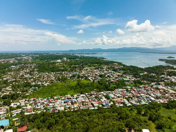 Aerial View City Puerto Princesa Island Palawan Philippines — Fotografia de Stock