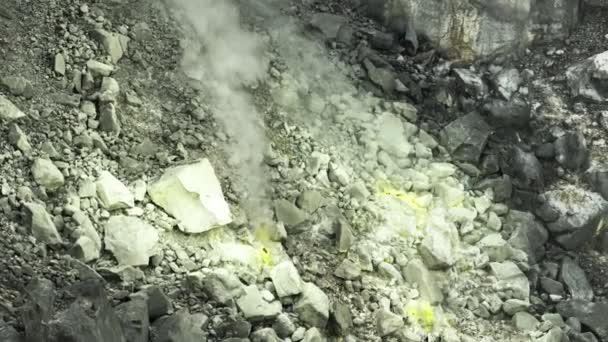 Ηφαίστειο Σιμπαγιάκ Καπνό Και Αέρια Ανάμεσα Στα Τροπικά Δάση Σουμάτρα — Αρχείο Βίντεο