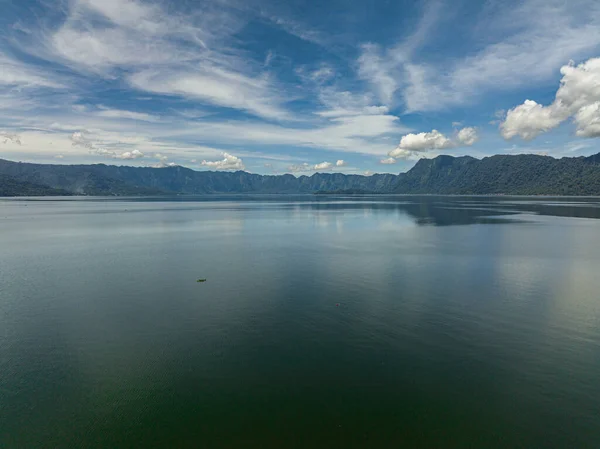 Lago Maninjau Lago Grande Cratera Oeste Sumatra Indonésia — Fotografia de Stock