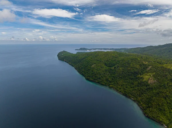 Yağmur Ormanı Ormanlı Weh Adasının Hava Manzarası Endonezya — Stok fotoğraf