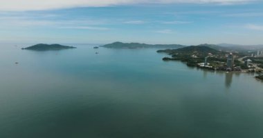Borneo Adası 'ndaki Kota Kinabalu şehri. Sabah, Malezya.