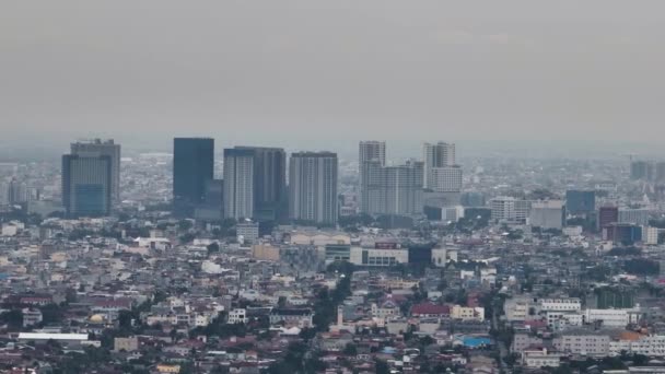 Medan Endonezya Nın Kuzey Sumatra Eyaletinin Başkenti Büyük Şehridir — Stok video