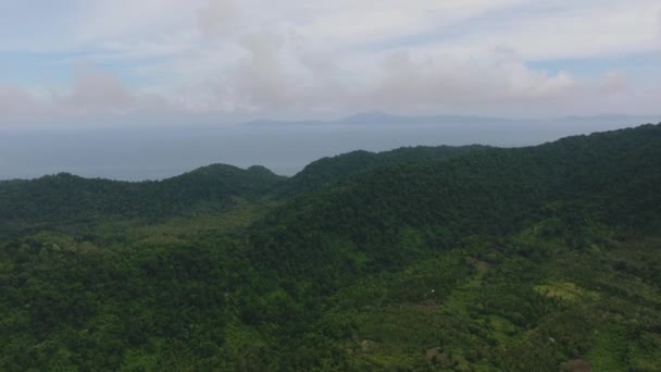 Luchtfoto Van Weh Eiland Met Jungle Blauwe Zee Sumatra Indonesië — Stockvideo