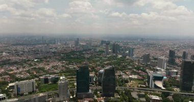 Jakarta, Endonezya - 11 Ekim 2022: Jakarta 'nın hava aracı Endonezya Cumhuriyeti' nin başkentidir..