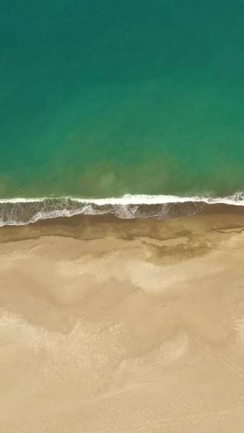 Paisagem Praia Tropical Praia Areia Oceano Azul Filipinas — Vídeo de Stock