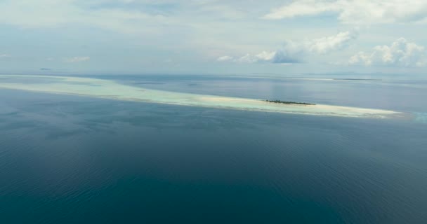 Timba Timba Île Avec Plage Récif Corallien Parc Marin Tun — Video