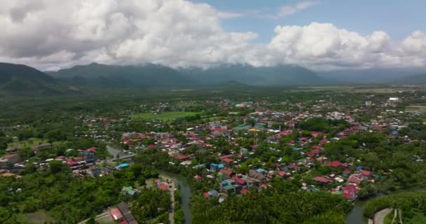 Town Baler Philippines Located Mountainous Province Aurora Known Capital Surfing — Stock Video