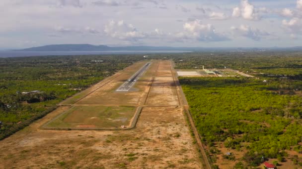 Der Panglao International Airport Ist Ein Neuer Flughafen Auf Der — Stockvideo
