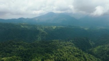 Dağların yamaçlarında hep yeşil bitkiler olur. Zenciler, Filipinler