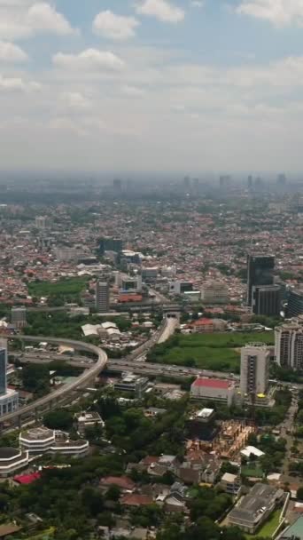 Jakarta Huvudstad Republiken Indonesien — Stockvideo