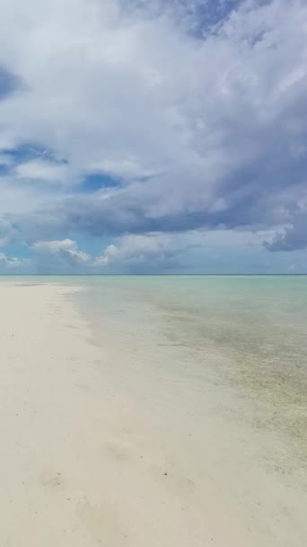 Beautiful Sandy Beach Blue Sea Malaysia Mataking Island — стоковое видео