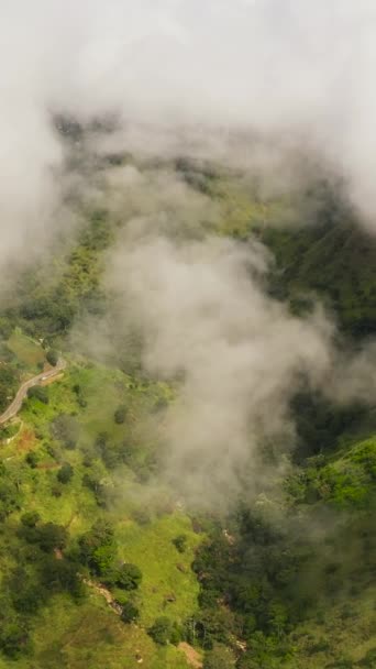 View Valley Mountain Province Sri Lanka — Vídeo de Stock