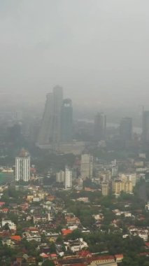 Colombo, Sri Lanka 'nın şehir manzarası.