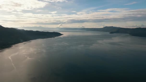 Lac Toba Île Samosir Coucher Soleil Sumatra Indonésie — Video