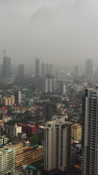 Panorama Dari Kota Colombo Sri Lanka — Stok Video