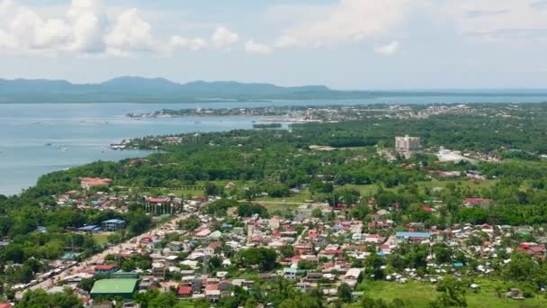 パラワン島のプエルトプリンセサ市の住宅地 フィリピン — ストック動画