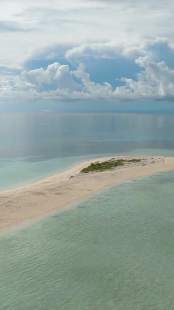 Tropisch Landschap Met Een Prachtig Strand Timba Timba Eilandje Tun — Stockvideo