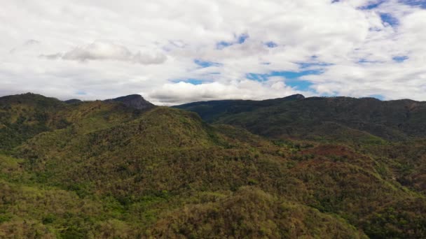 Tropical Landscape Mountains Jungle Sri Lanka View — Stock Video