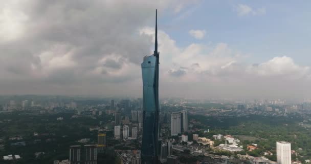 Kuala Lumpur Malajsie Září 2022 Pohled Obchodní Čtvrť Kuala Lumpur — Stock video