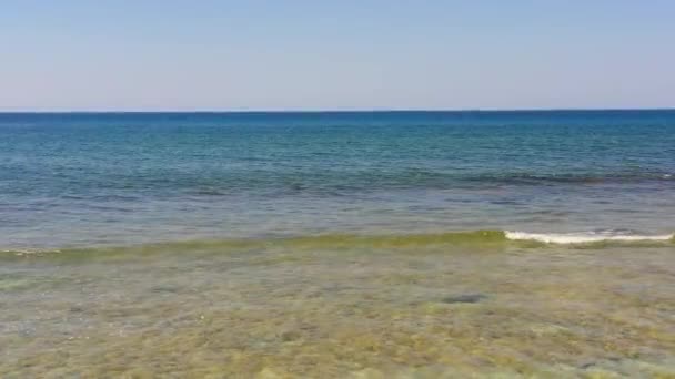 Deniz Burnu Mavi Deniz Dalgalar Filipinler — Stok video