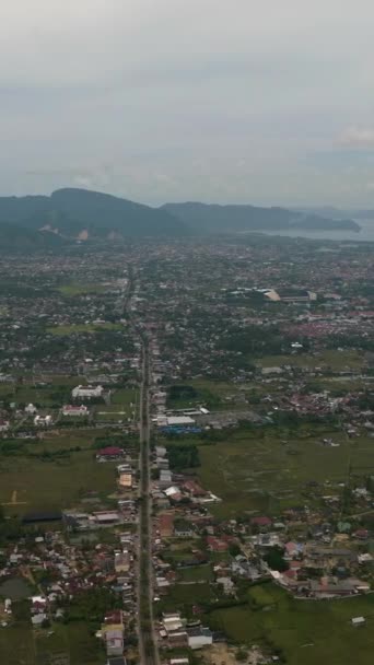 Vista Aerea Banda Aceh Capitale Città Più Grande Della Provincia — Video Stock