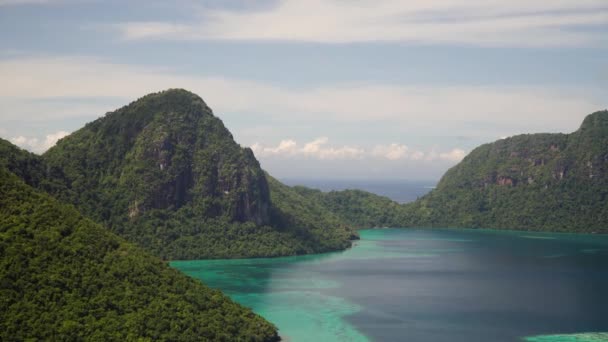 Îles Tropicales Lagunes Parc Marin Tun Sakaran Semporna Sabah Malaisie — Video