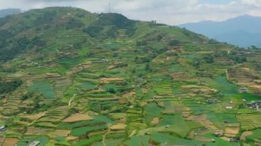 Güzel Tropikal Ada 'da kuşbakışı yapılan büyüleyici bir araştırma. Siquijor, Filipinler.