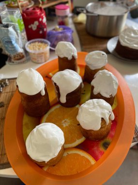 the aroma of home baking and other attributes of Easter holidays