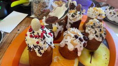 the aroma of home baking and other attributes of Easter holidays