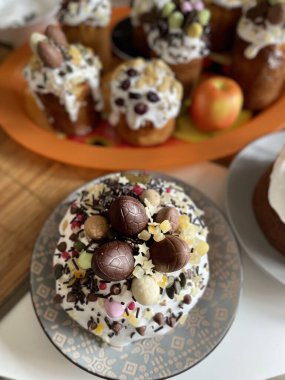 the aroma of home baking and other attributes of Easter holidays