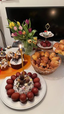 the aroma of home baking and other attributes of Easter holidays