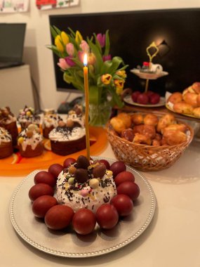 the aroma of home baking and other attributes of Easter holidays