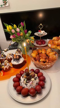 the aroma of home baking and other attributes of Easter holidays