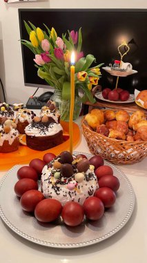 the aroma of home baking and other attributes of Easter holidays