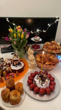 the aroma of home baking and other attributes of Easter holidays